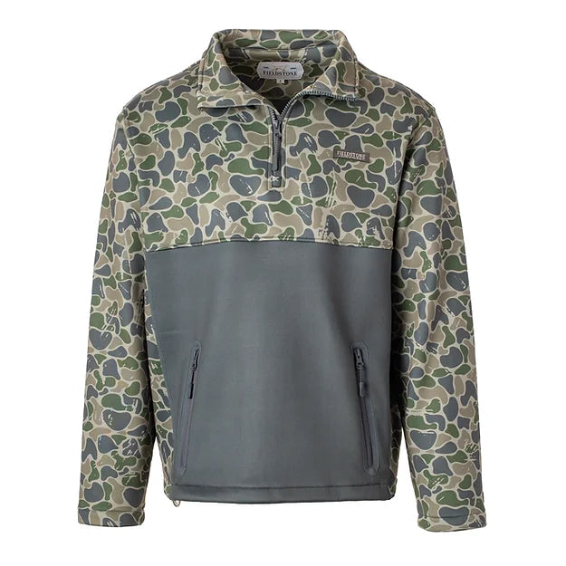 Camo quarter zip fleece shop