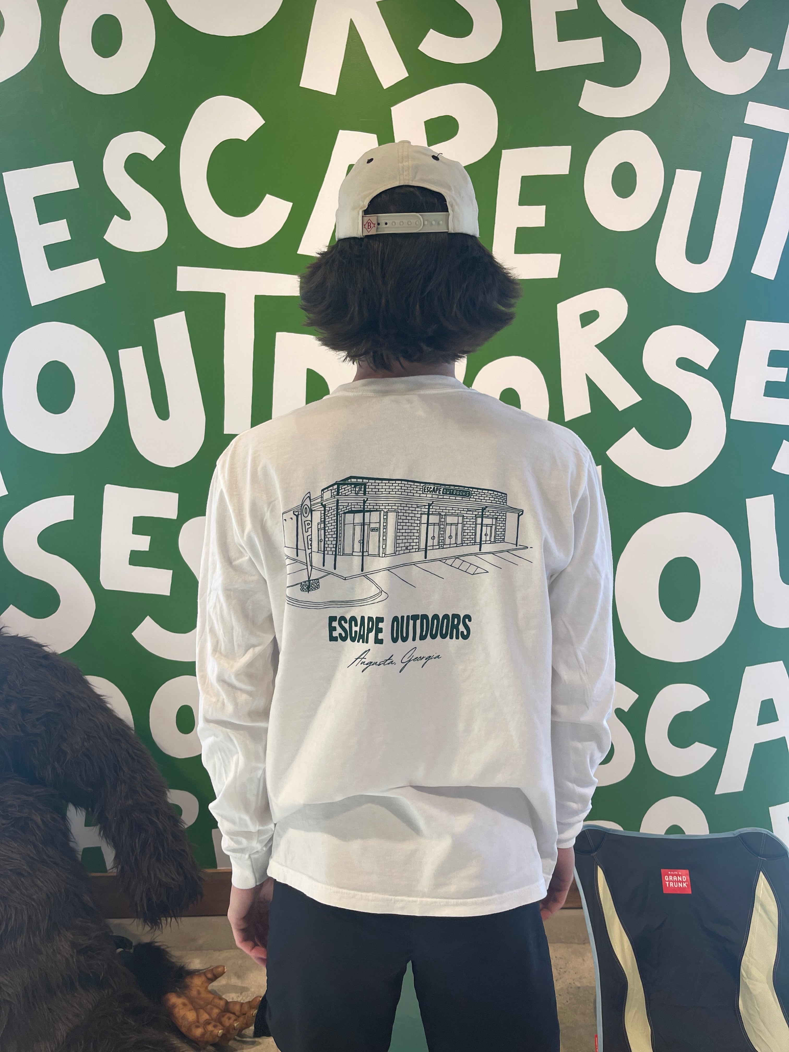 Long Sleeve Escape Outdoor Landmark Tee Shop Escape Outdoors