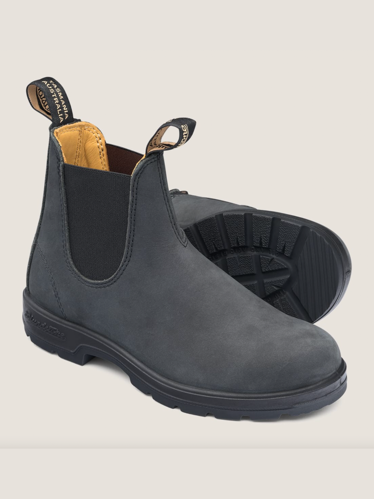NIB Blundstone 587 Elastic Sided Boot Lined Blundstone 587 Elastic Sided Boot Lined Rustic Black  main image 2