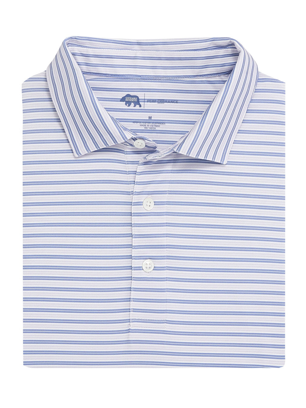 Wedge Stripe Performance Polo shop-escape-outdoors