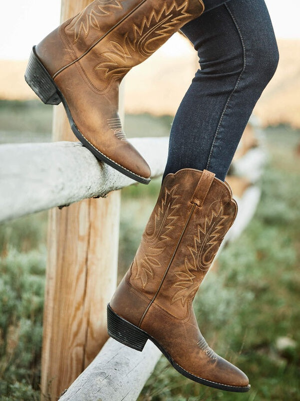 Women's Heritage R Toe Western Boot shop-escape-outdoors