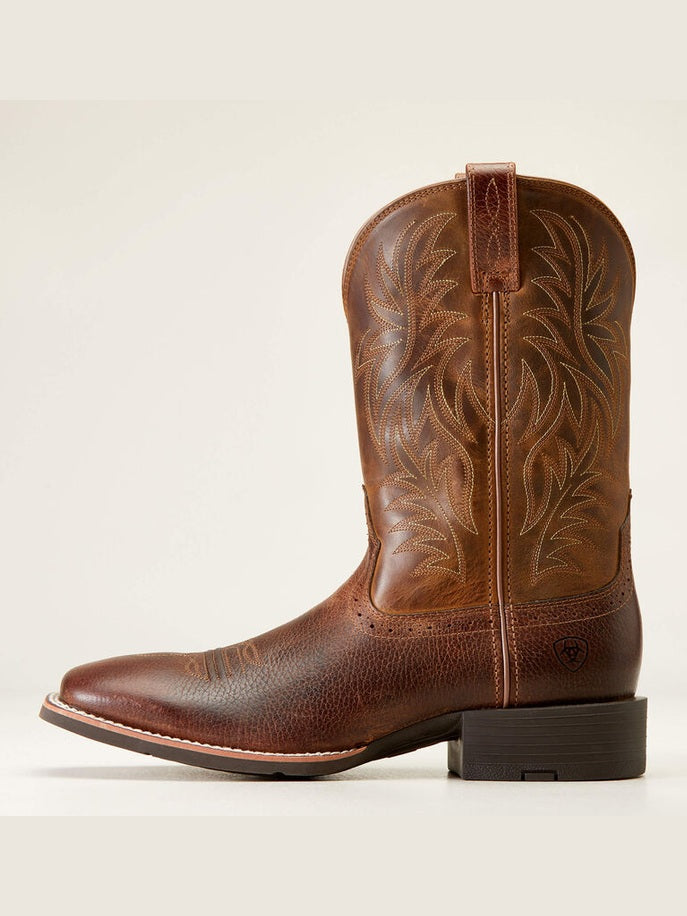 Men's Sport Western Wide Square Toe Cowboy Boot shop-escape-outdoors