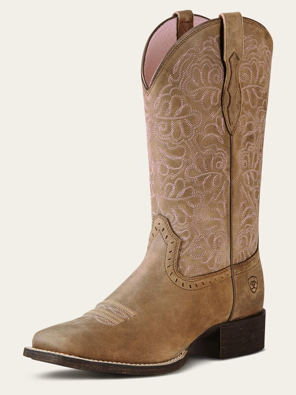 Women's Round Up Remuda Wide Square Toe Western Boot shop-escape-outdoors