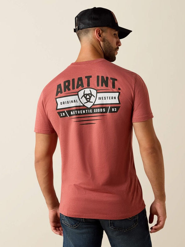 Men's Ariat Banner Badge T-Shirt shop-escape-outdoors
