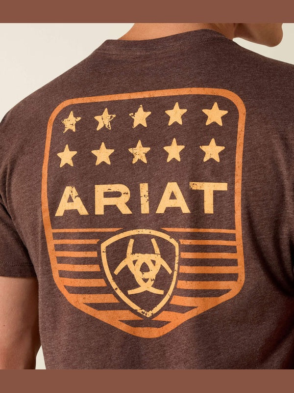 Men's Ariat Stripe Patriotic Badge T-Shirt shop-escape-outdoors