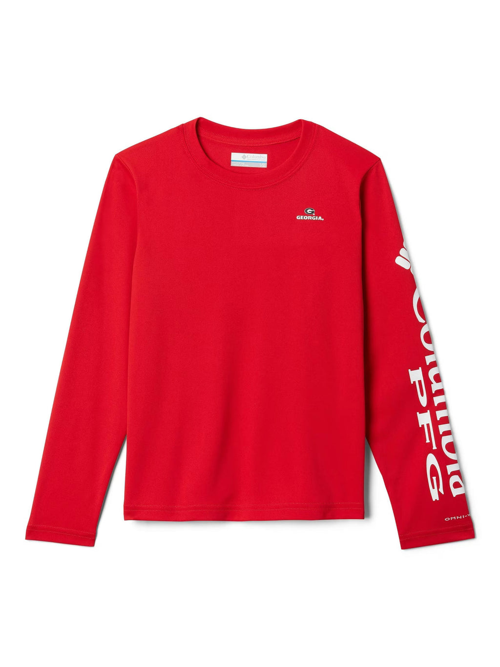Kids' Collegiate PFG Terminal Tackle Long Sleeve Shirt - Georgia shop-escape-outdoors