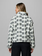 Women's Helvetia II Printed Cropped Half Snap Fleece Pullover shop-escape-outdoors