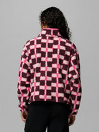 Women's Helvetia II Printed Cropped Half Snap Fleece Pullover shop-escape-outdoors