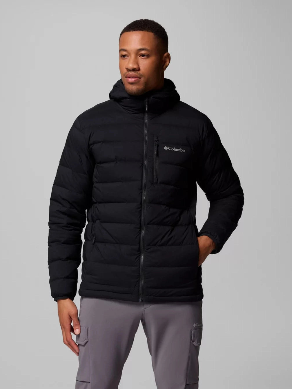 Men's Drift Peak Stretch Down Hooded Jacket shop-escape-outdoors