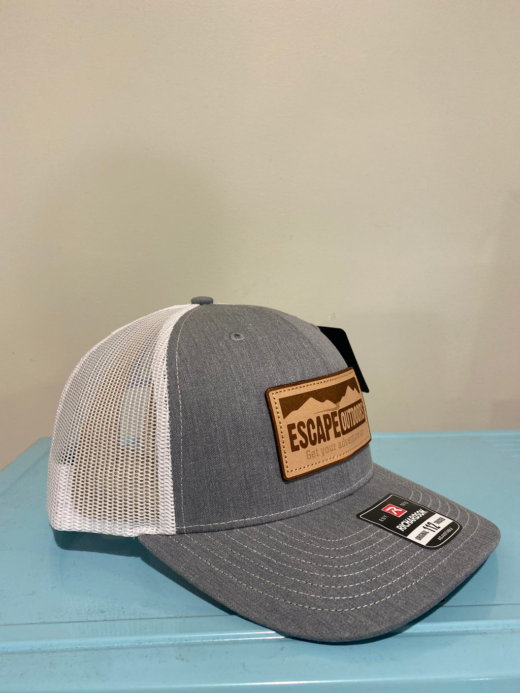 Escape Long Leather Patch Trucker Hat shop-escape-outdoors