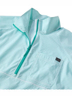 Women's Everyday SunSmart Woven Shirt, Quarter-Zip Pullover Colorblock shop-escape-outdoors