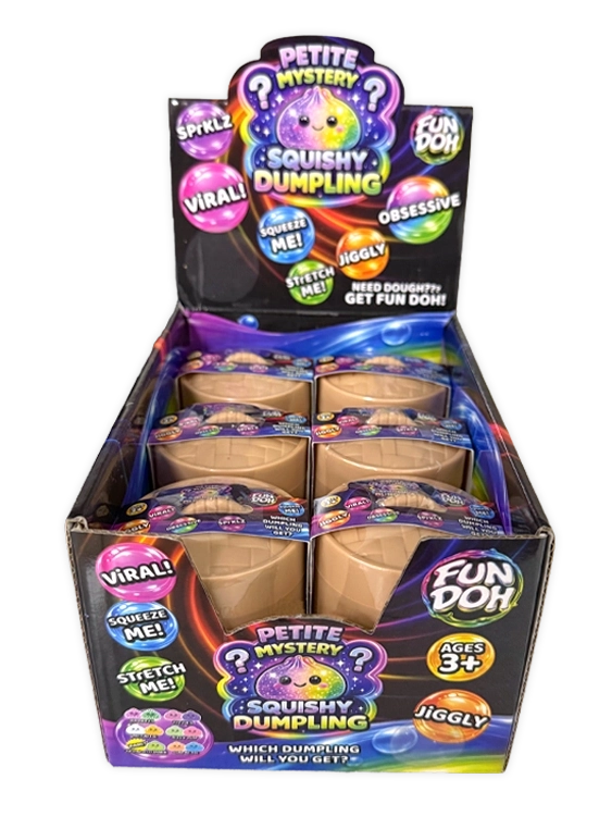 Fun Doh Squishy Mystery Mini Petite 2.5" Dumpling Toy shop-escape-outdoors