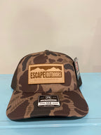Escape Long Leather Patch Trucker Hat shop-escape-outdoors