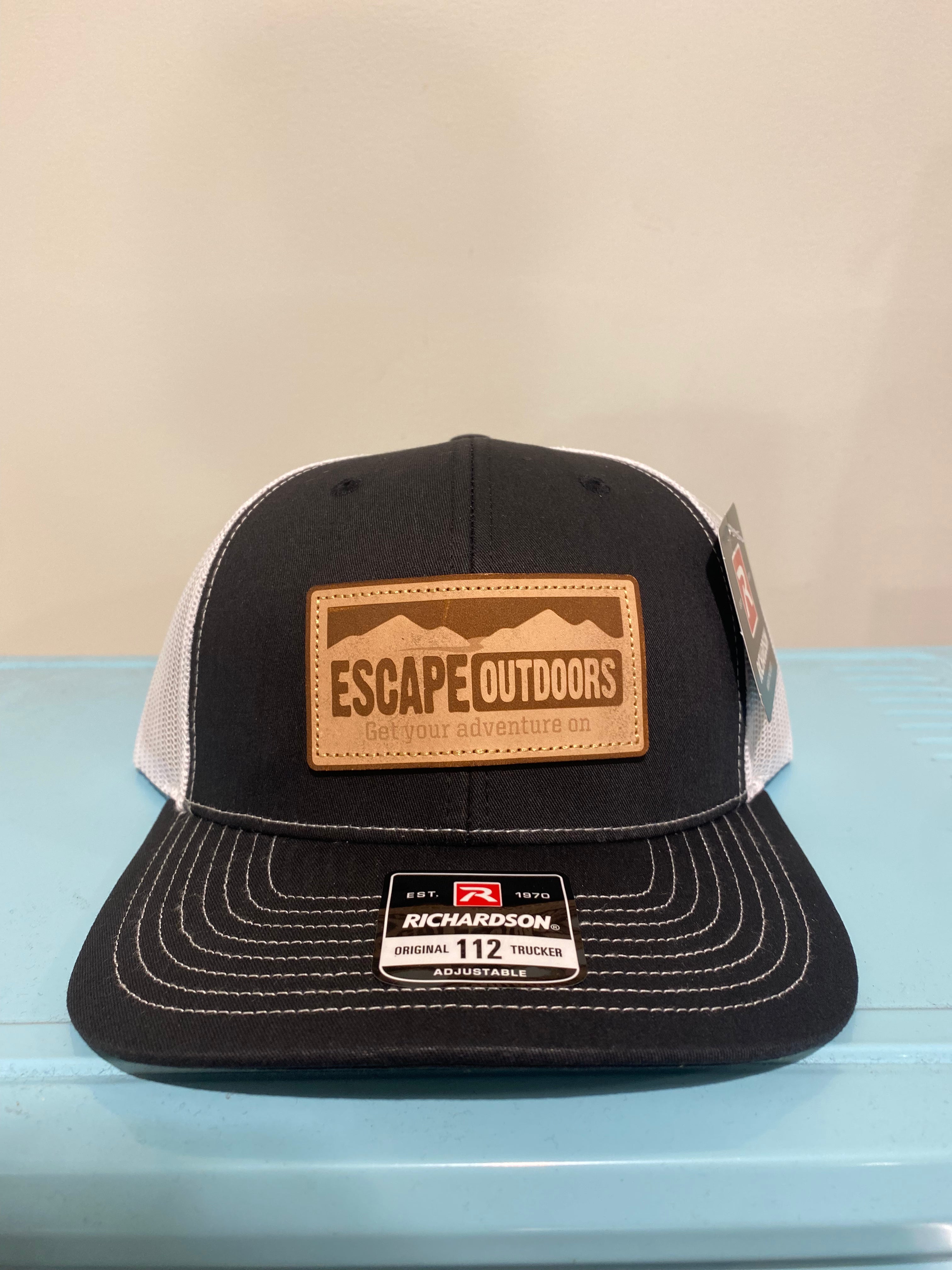 Escape Long Leather Patch Trucker Hat shop-escape-outdoors