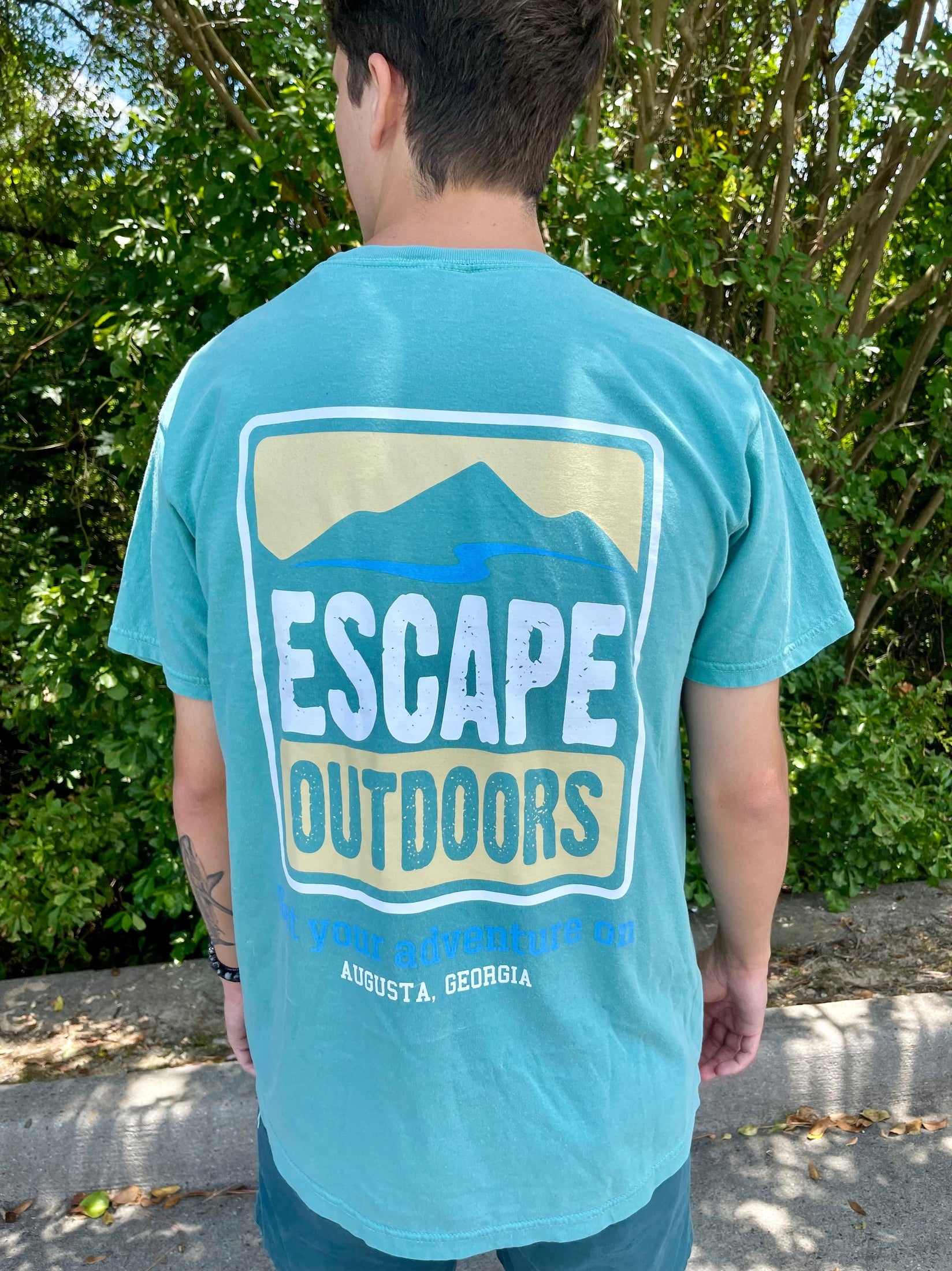 Khaki Logo SS Escape Tee shop-escape-outdoors