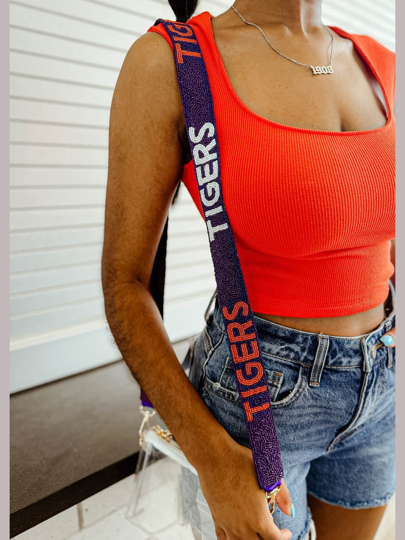 Clemson Beaded Purse Strap shop-escape-outdoors