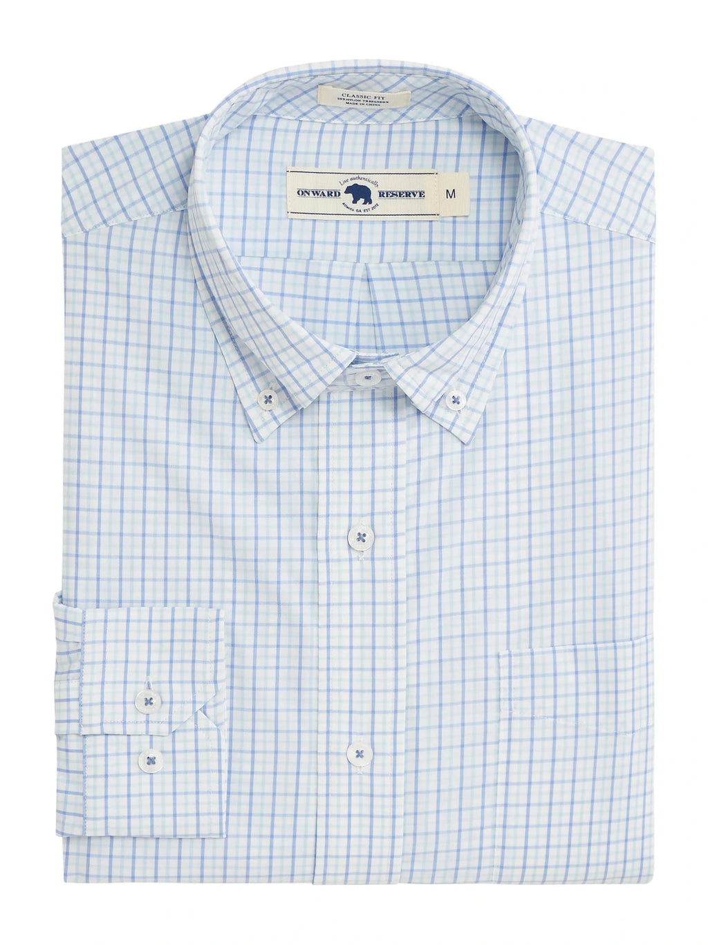 Badin Classic Fit Performance Button Down shop-escape-outdoors