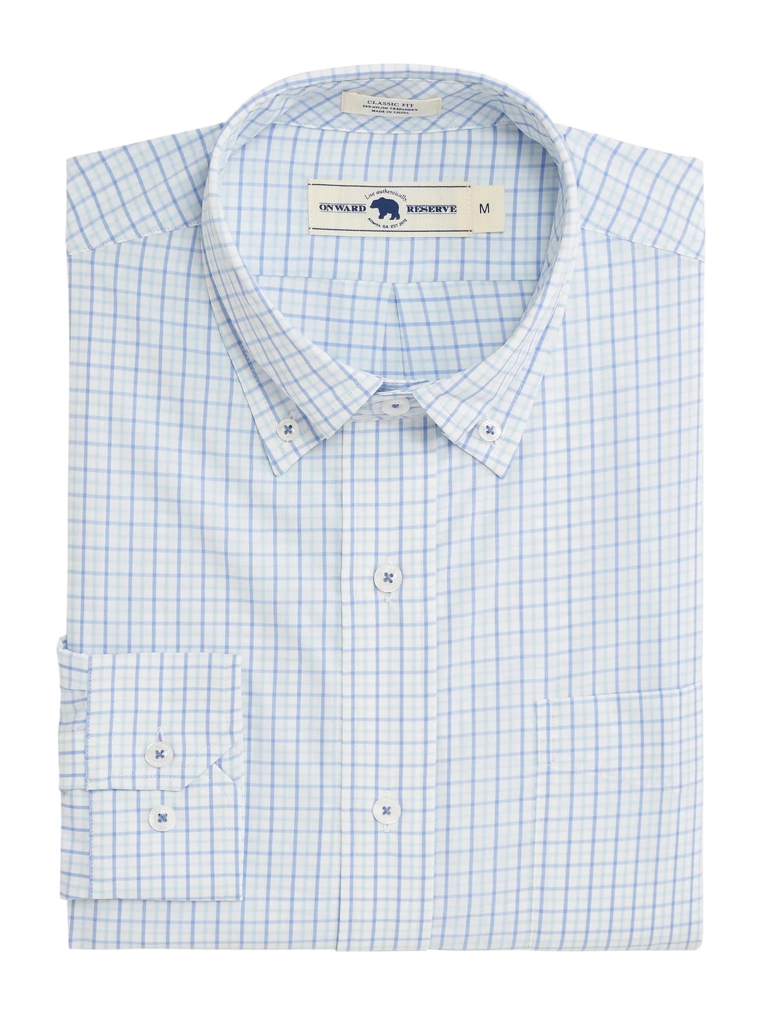 Badin Classic Fit Performance Button Down shop-escape-outdoors