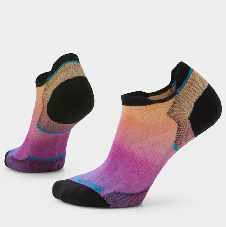 Women's Run Zero Cushion Ombre Print Low Ankle Socks shop-escape-outdoors