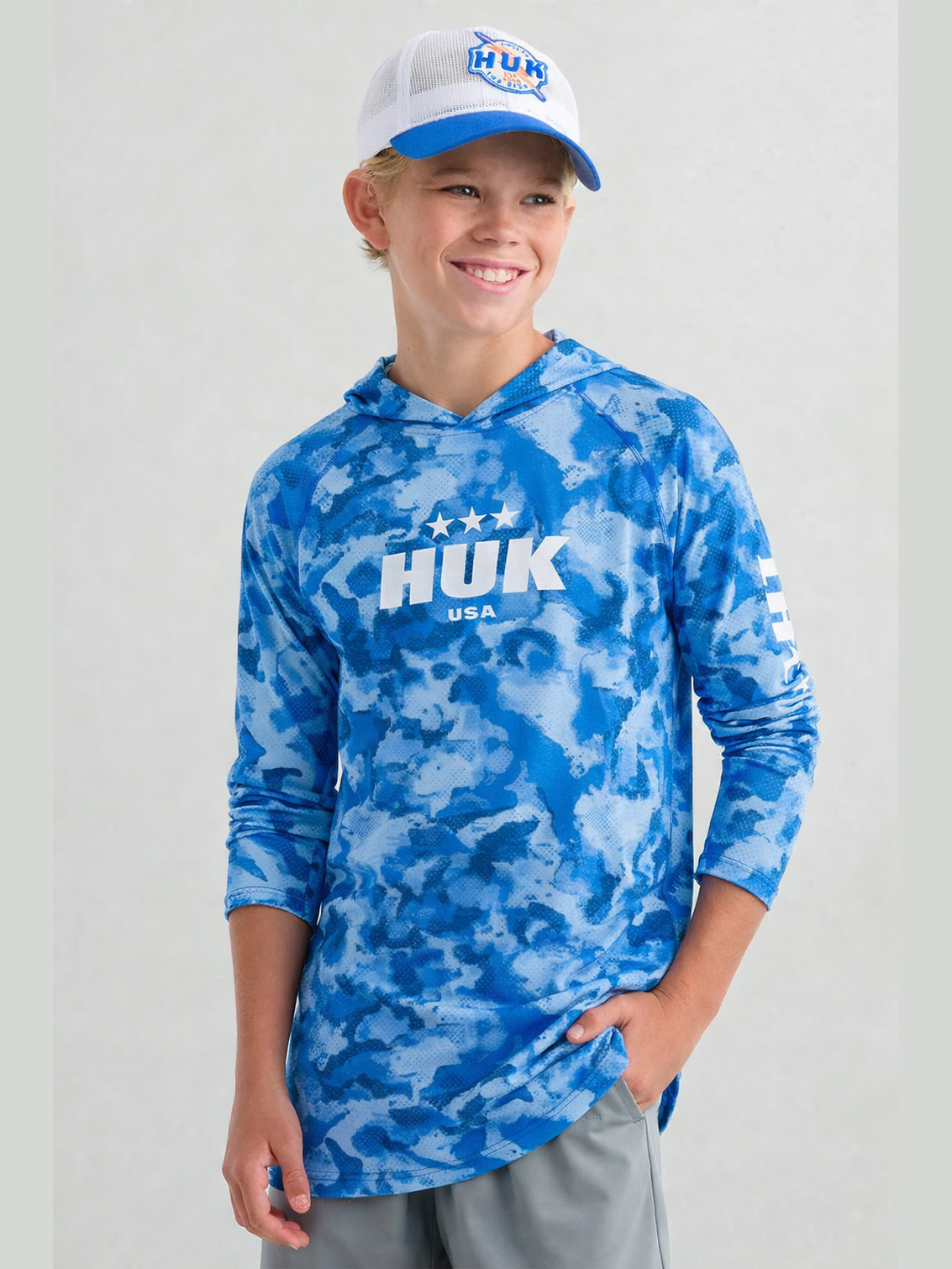 Kid's Airweight USA KC Printed Hoodie 5.5" shop-escape-outdoors
