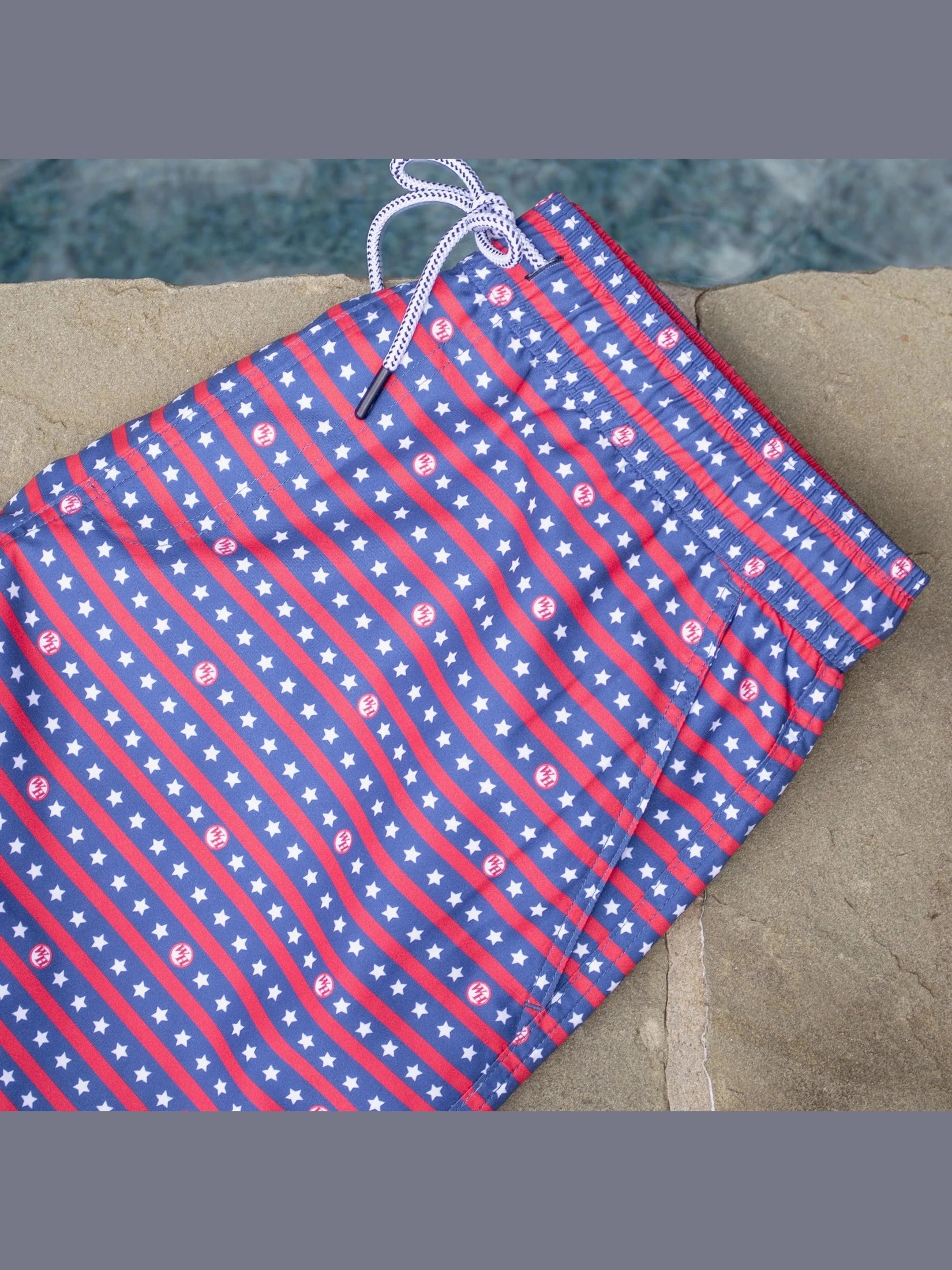 Waffle House Stars and Stripes Swim - True Navy shop-escape-outdoors