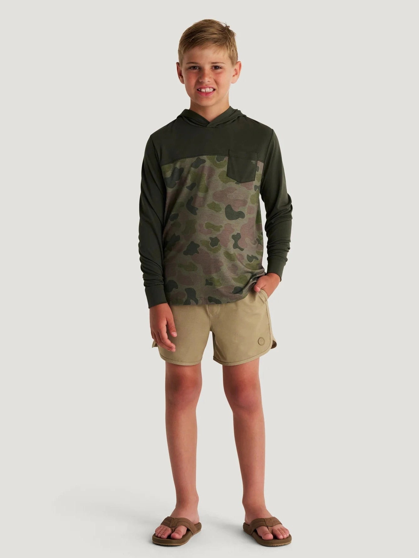 Youth Colorblock Bamboo Shade Hoodie - Shop Escape Outdoors