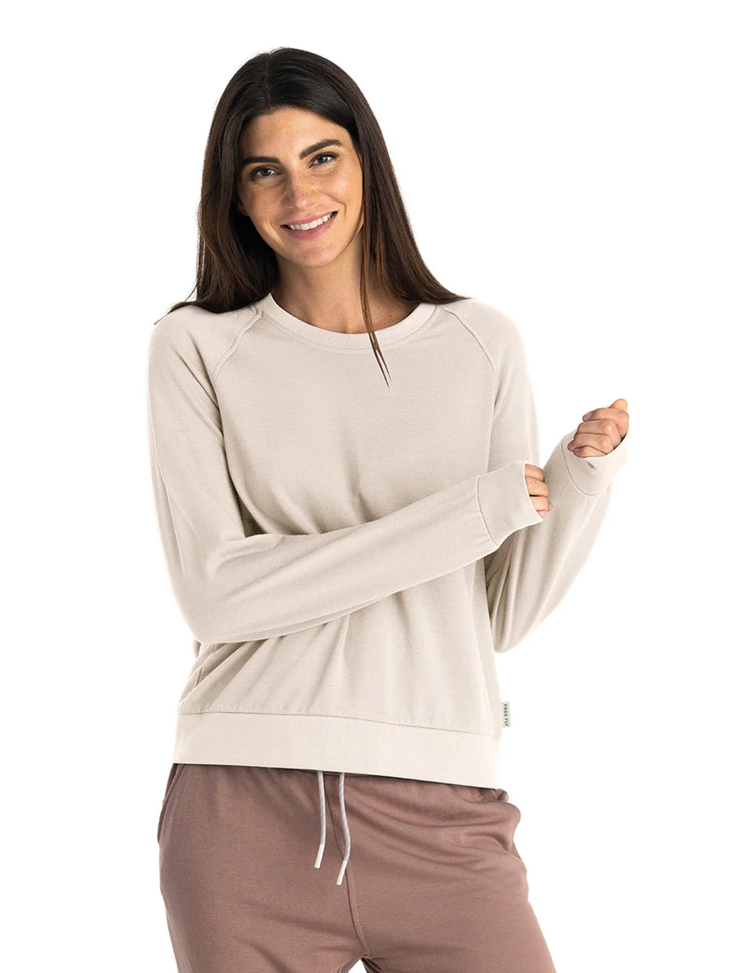 Women's Bamboo Lightweight Fleece Crew shop-escape-outdoors