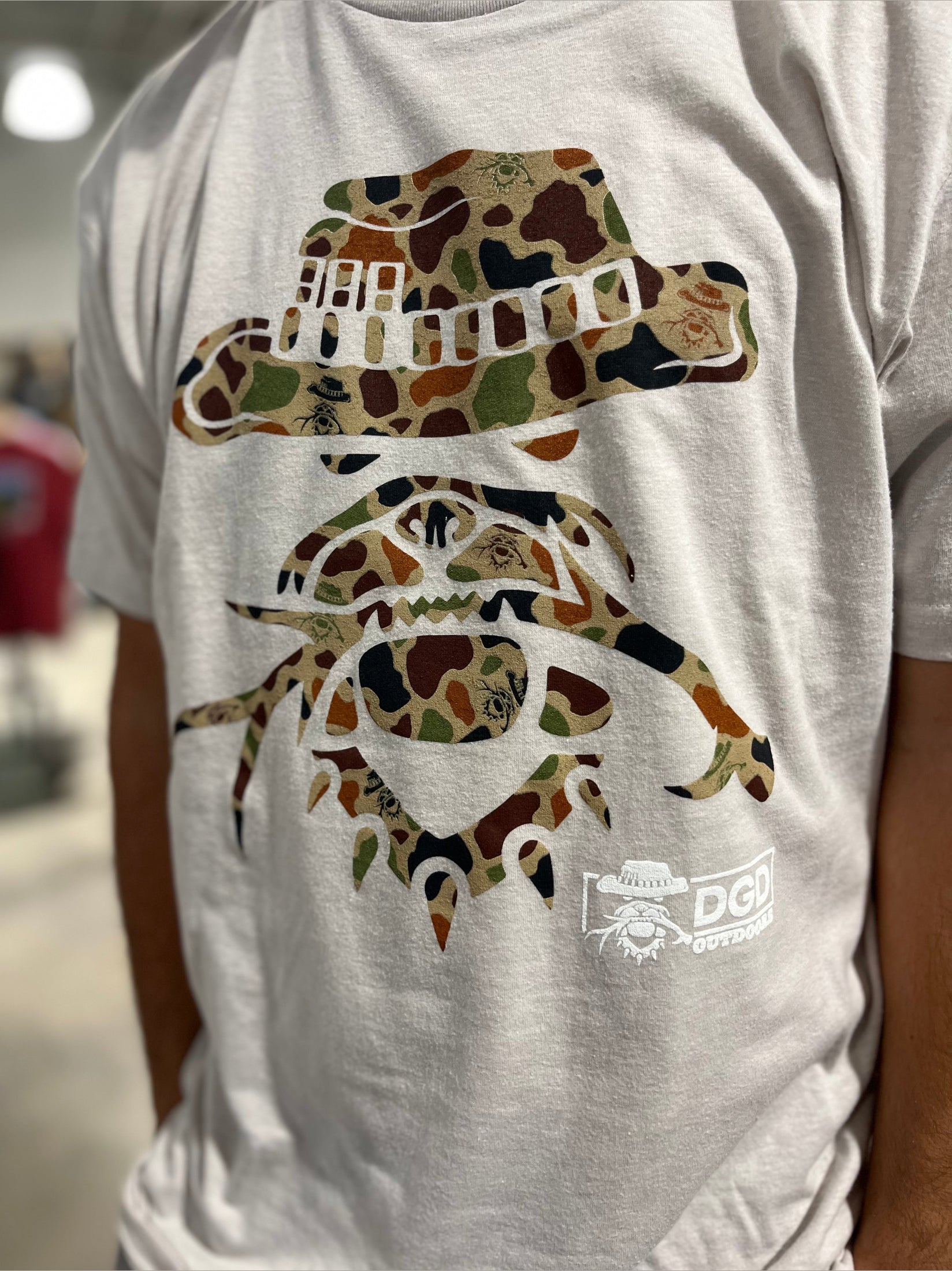 Vintage Camo DGD Outdoors Tee shop-escape-outdoors