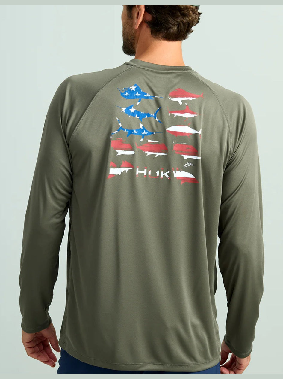 KC Flag Fish Pursuit Performance Crew shop-escape-outdoors