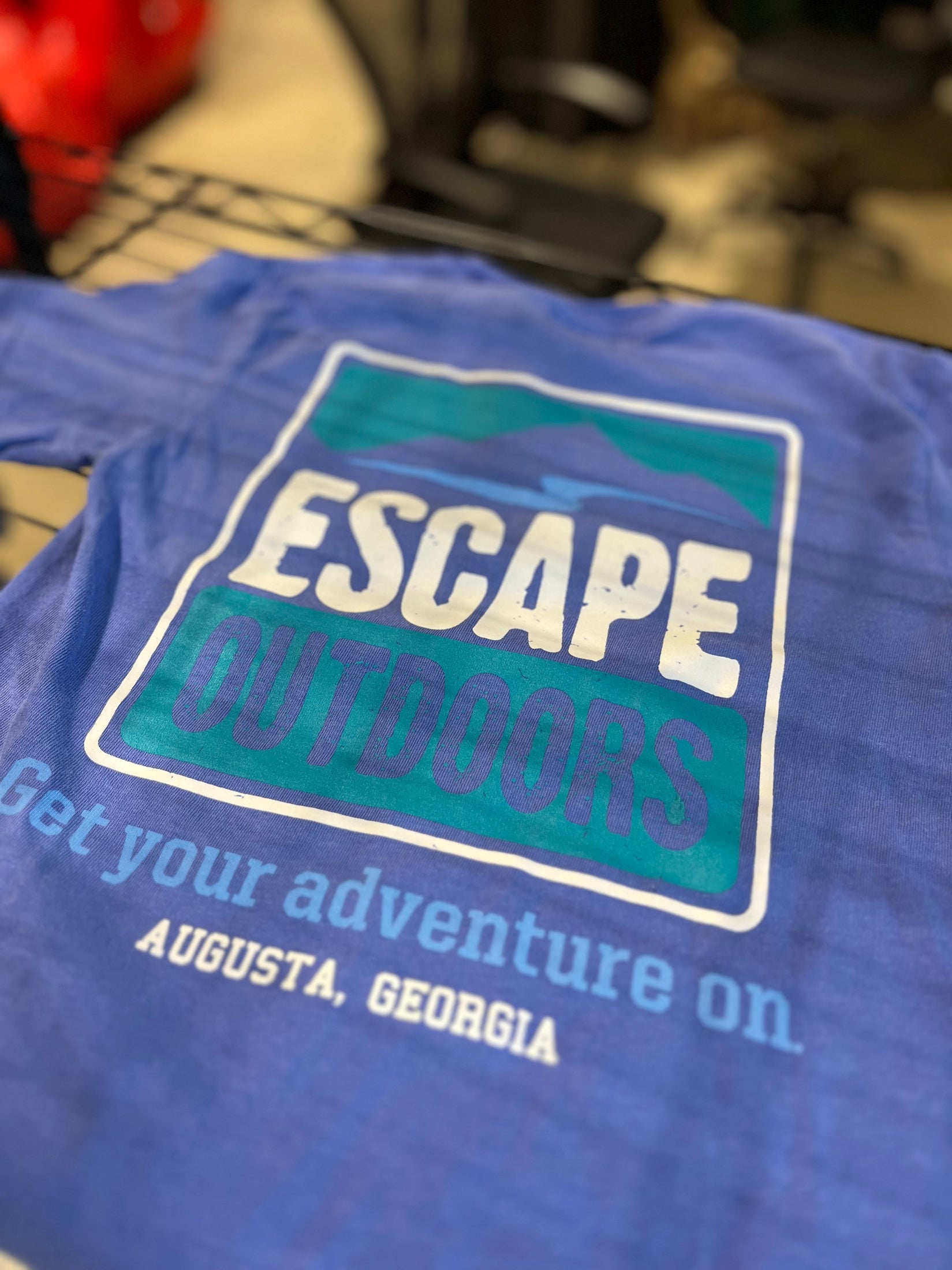 Youth Aquamarine Logo SS Escape Tee shop-escape-outdoors