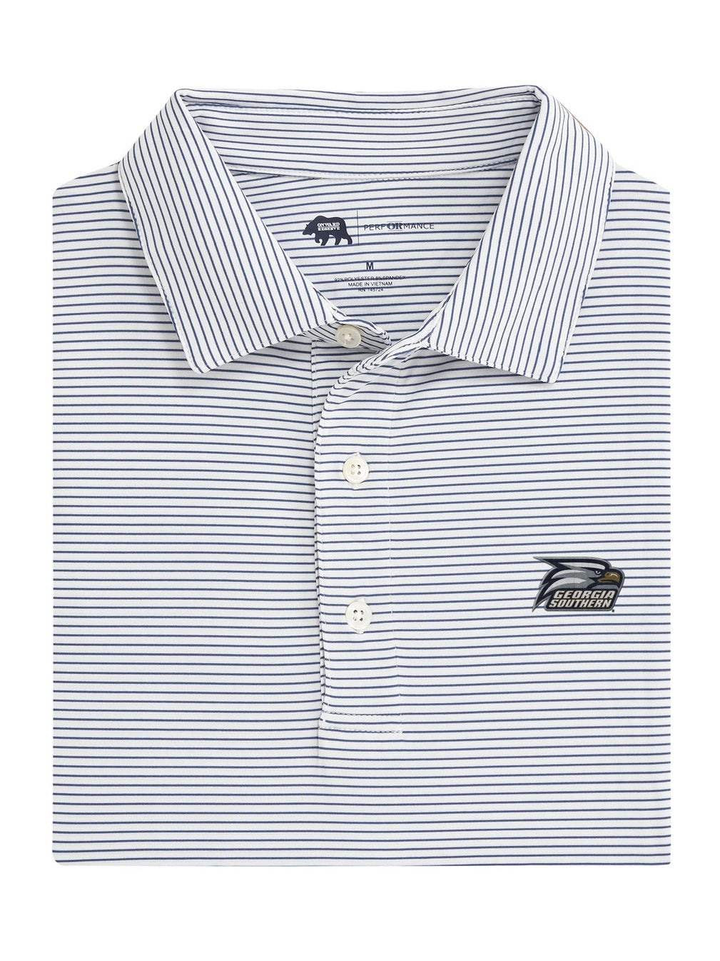 Birdie Stripe Georgia Southern Performance Polo shop-escape-outdoors