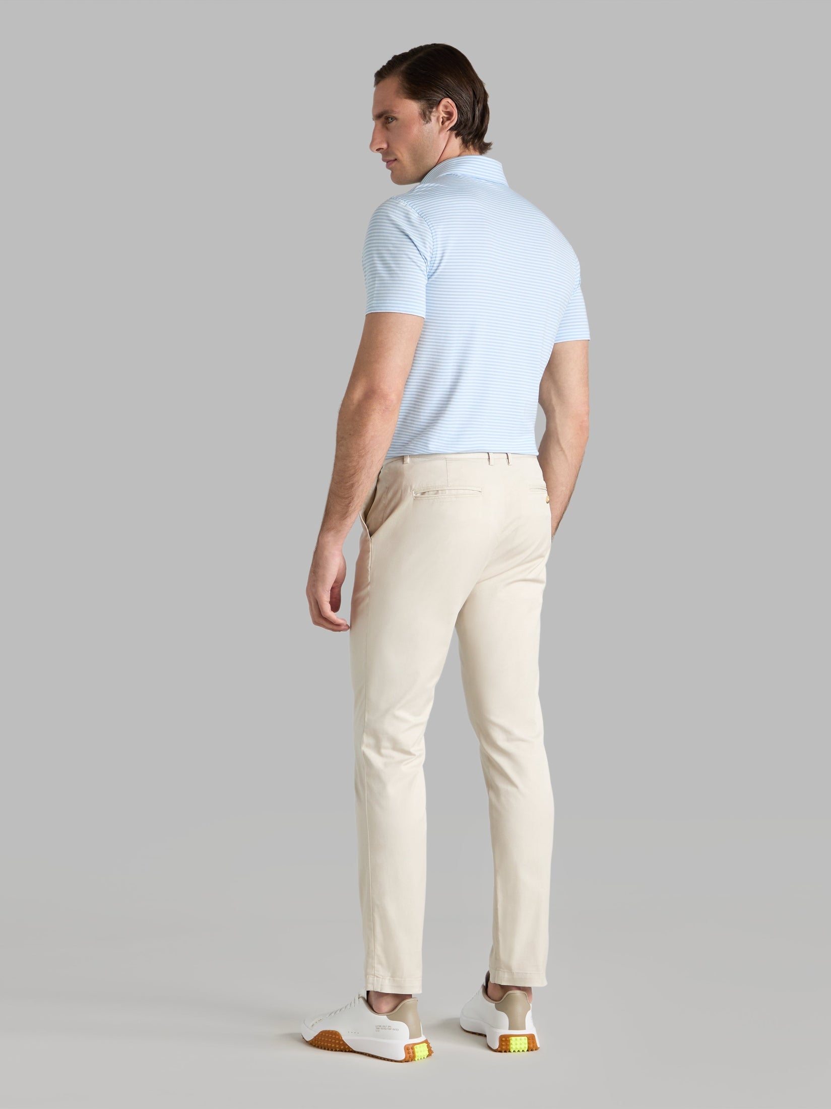 All Play Stripe Stretch Knit Polo shop-escape-outdoors