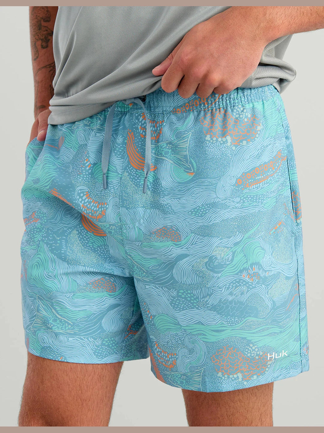 Pursuit Volley Printed Swim Shorts 5.5" shop-escape-outdoors
