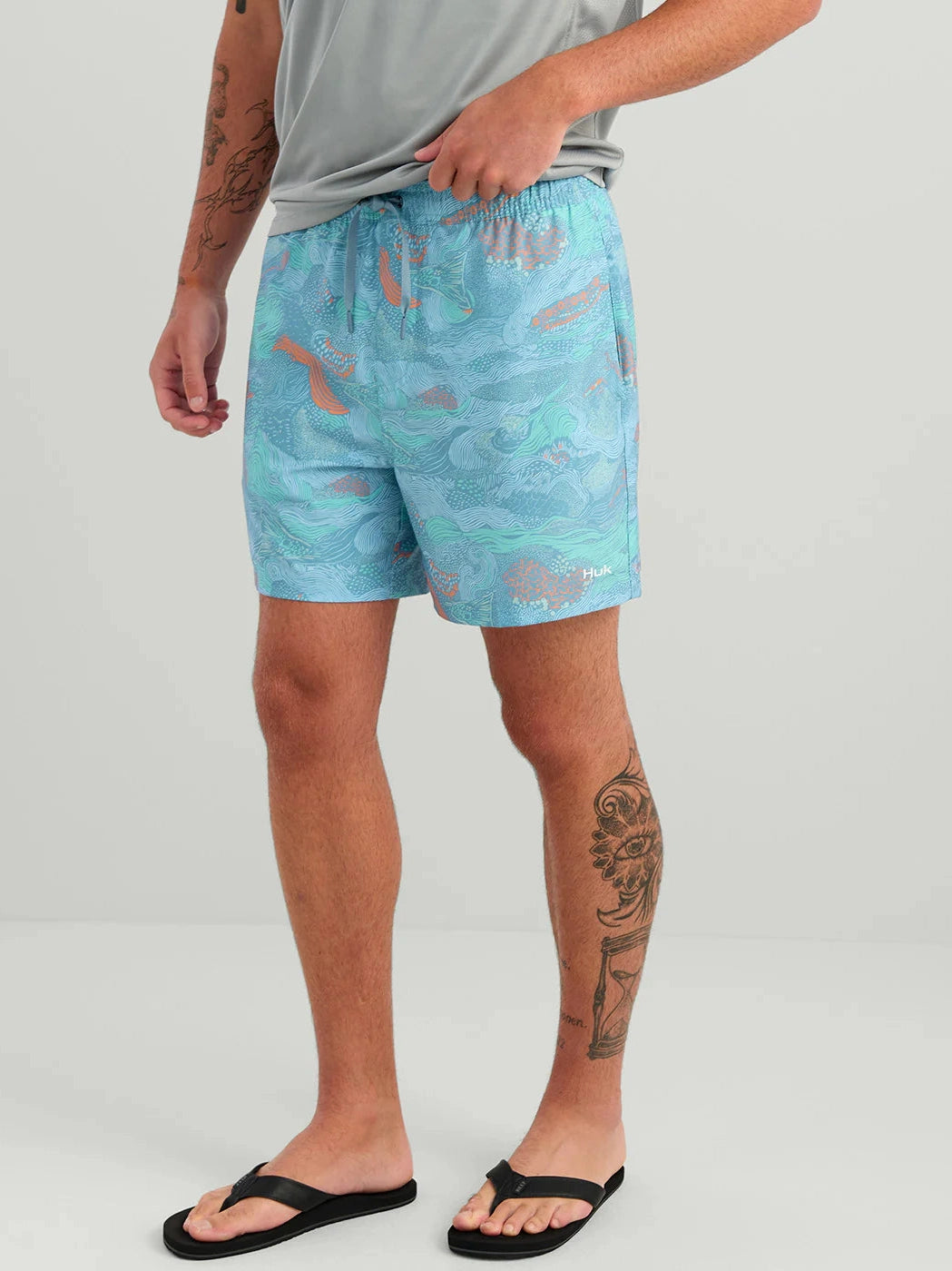 Pursuit Volley Printed Swim Shorts 5.5" shop-escape-outdoors