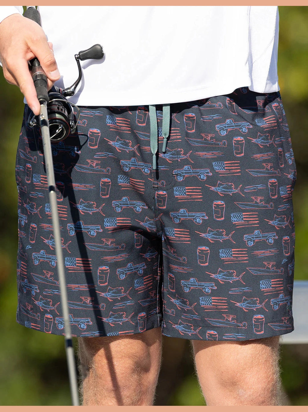 KC Pursuit Volley Printed Swim Short 5.5" shop-escape-outdoors