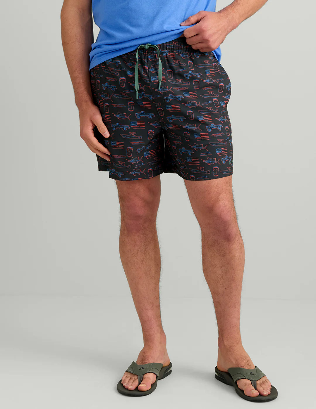 KC Pursuit Volley Printed Swim Short 5.5" shop-escape-outdoors