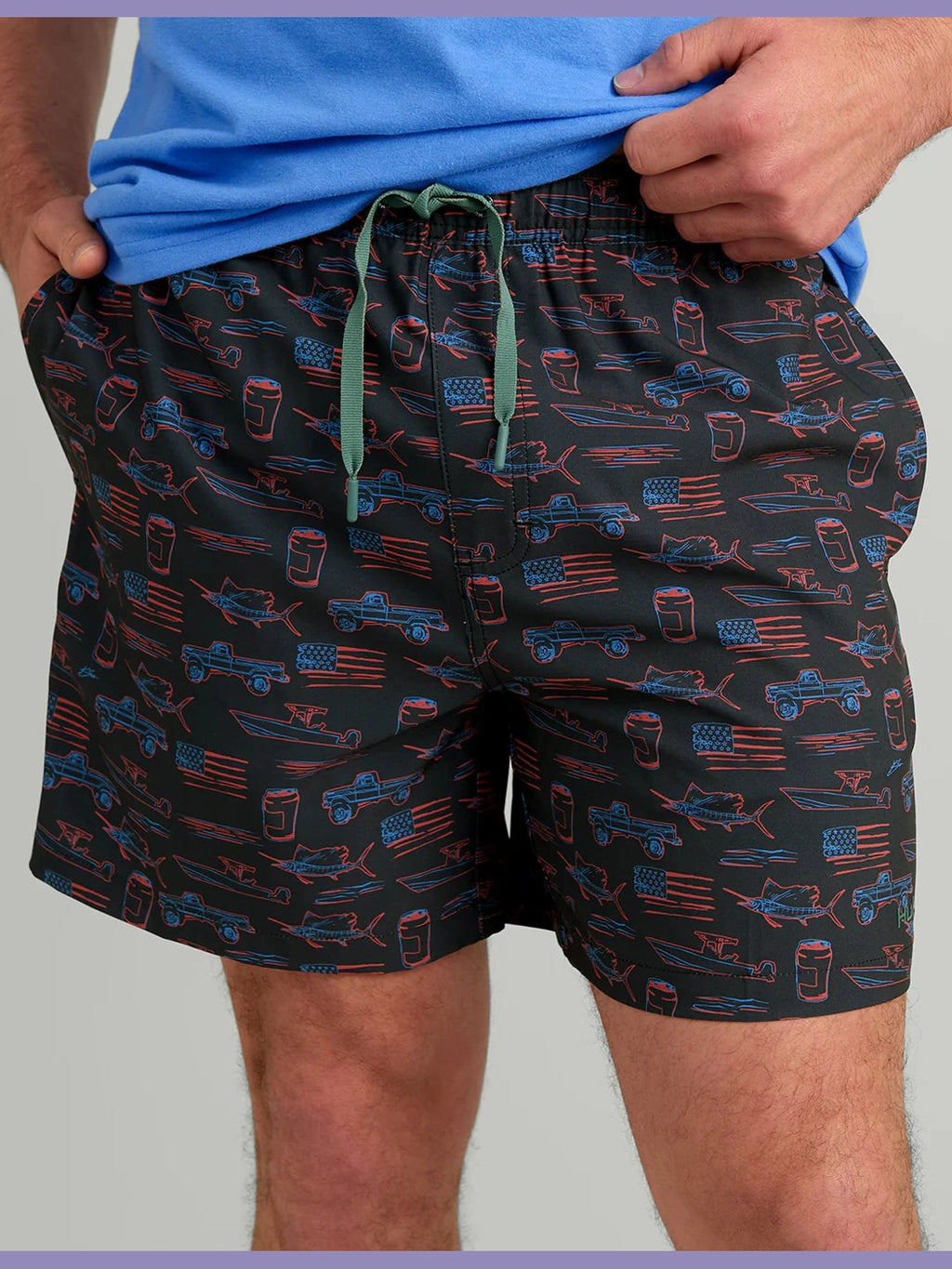 KC Pursuit Volley Printed Swim Short 5.5" shop-escape-outdoors