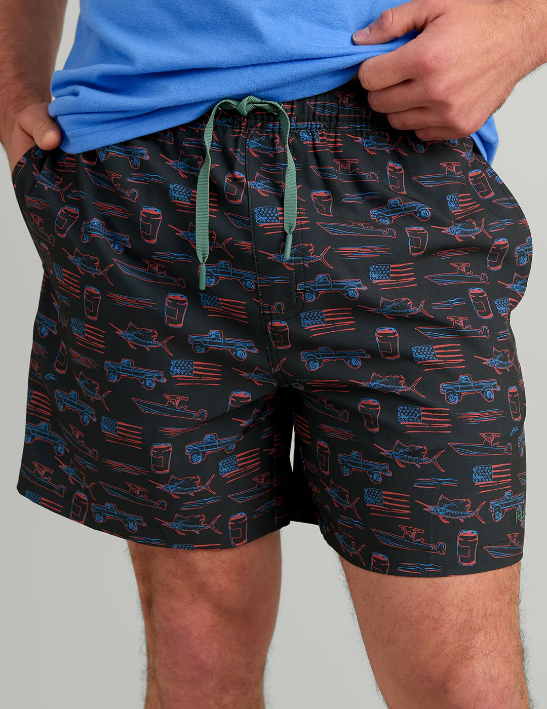 KC Pursuit Volley Printed Swim Short 5.5" shop-escape-outdoors