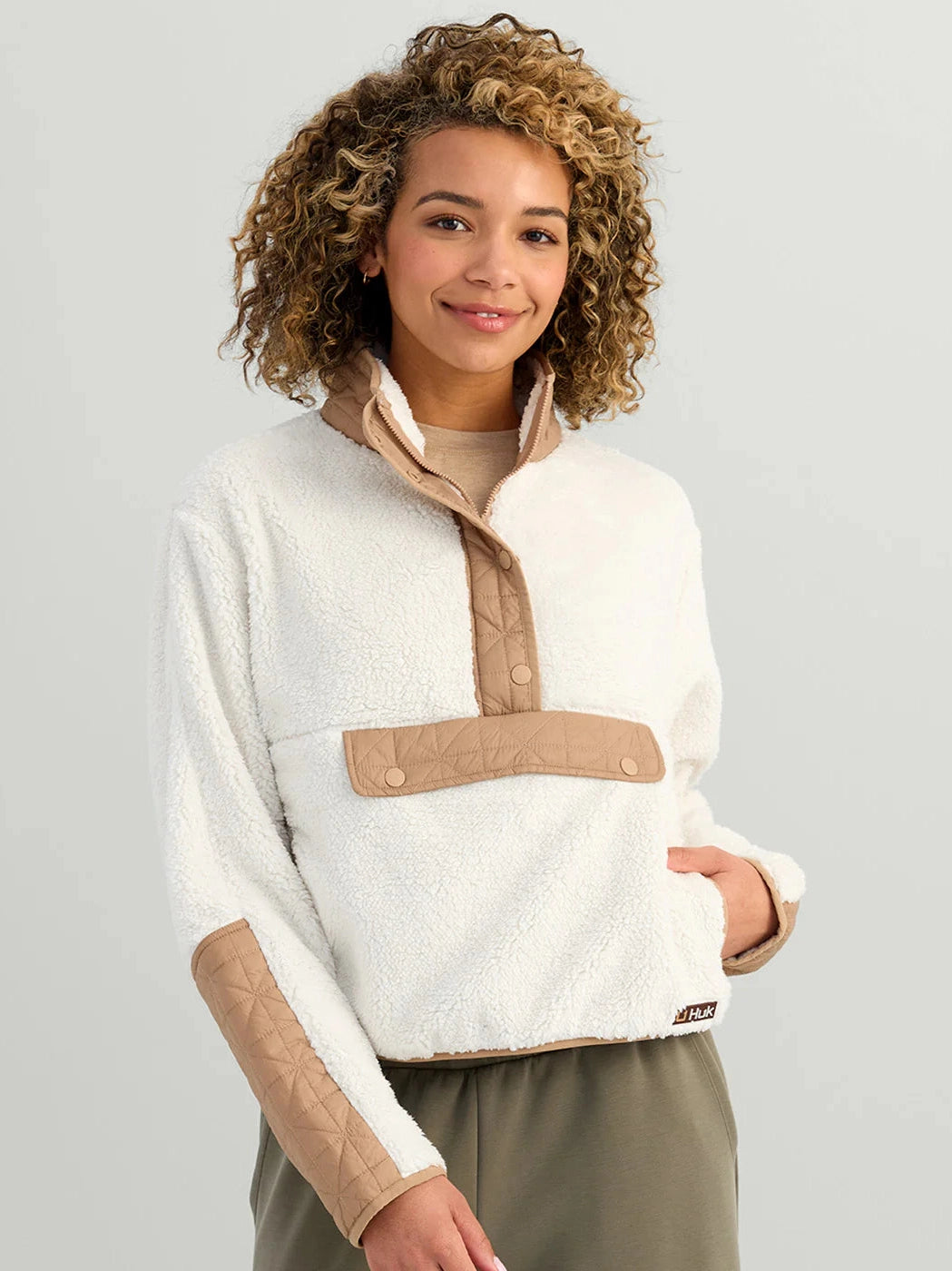 Women's Plush Fleece 1/2 Zip Pullover shop-escape-outdoors