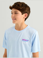 Kid's Pursuit Fast Badge Short Sleeve Crew shop-escape-outdoors