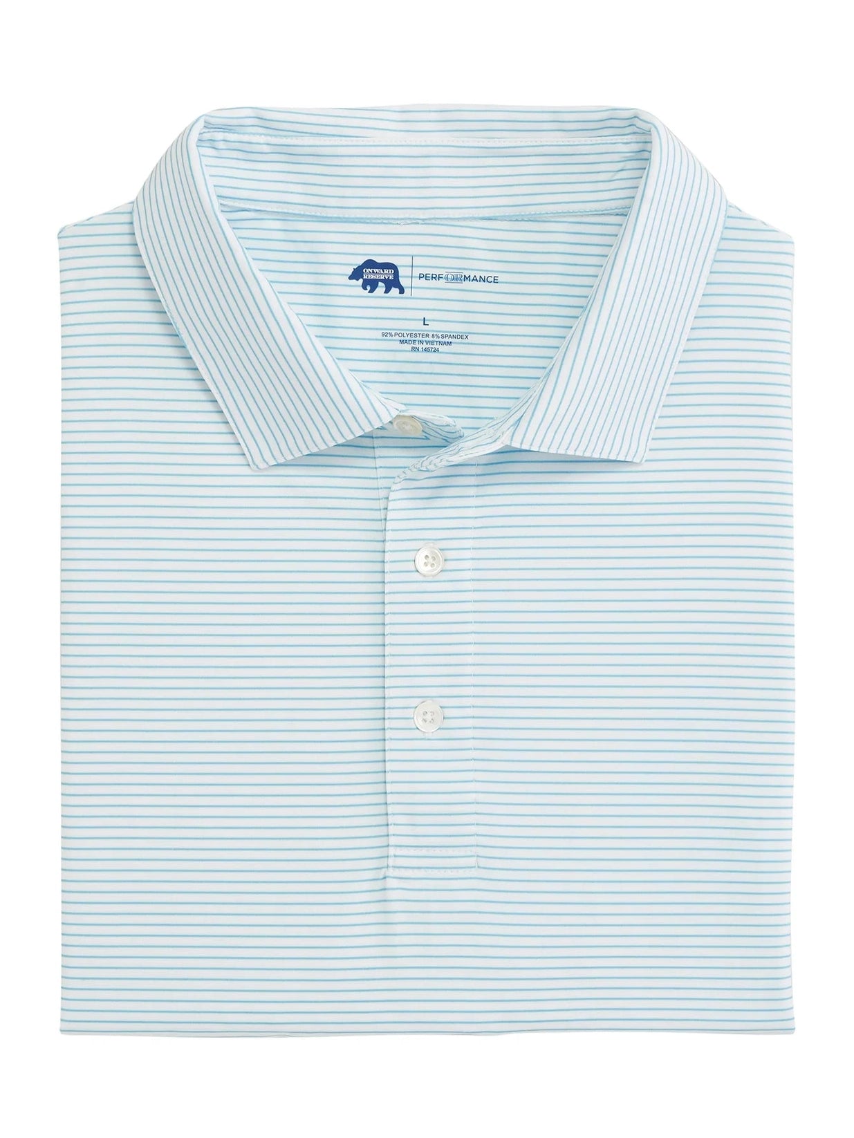 Birdie Stripe Performance Polo shop-escape-outdoors