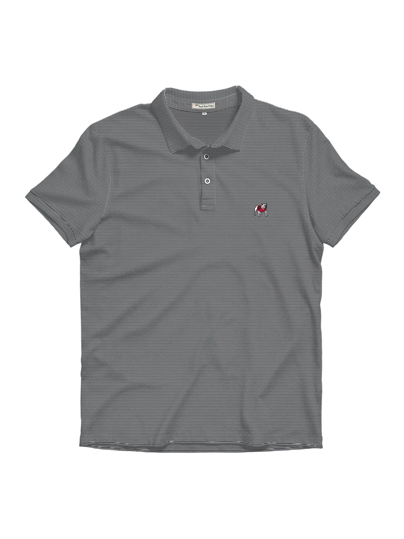 UGA Standing Dawg Heathered Knockout Performance Polo shop-escape-outdoors