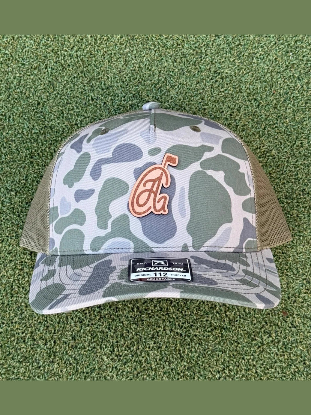 Leather Patch Camo Hat shop-escape-outdoors