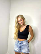 Autumn V Neck Crop Top shop-escape-outdoors