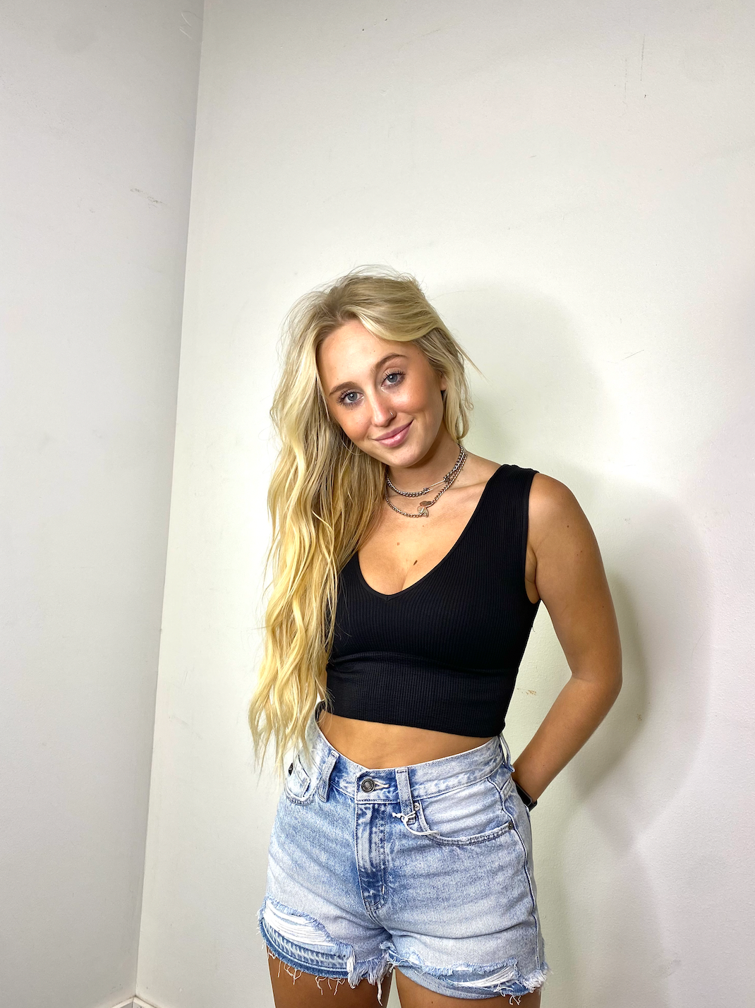 Autumn V Neck Crop Top shop-escape-outdoors