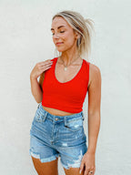 Autumn V Neck Crop Top shop-escape-outdoors