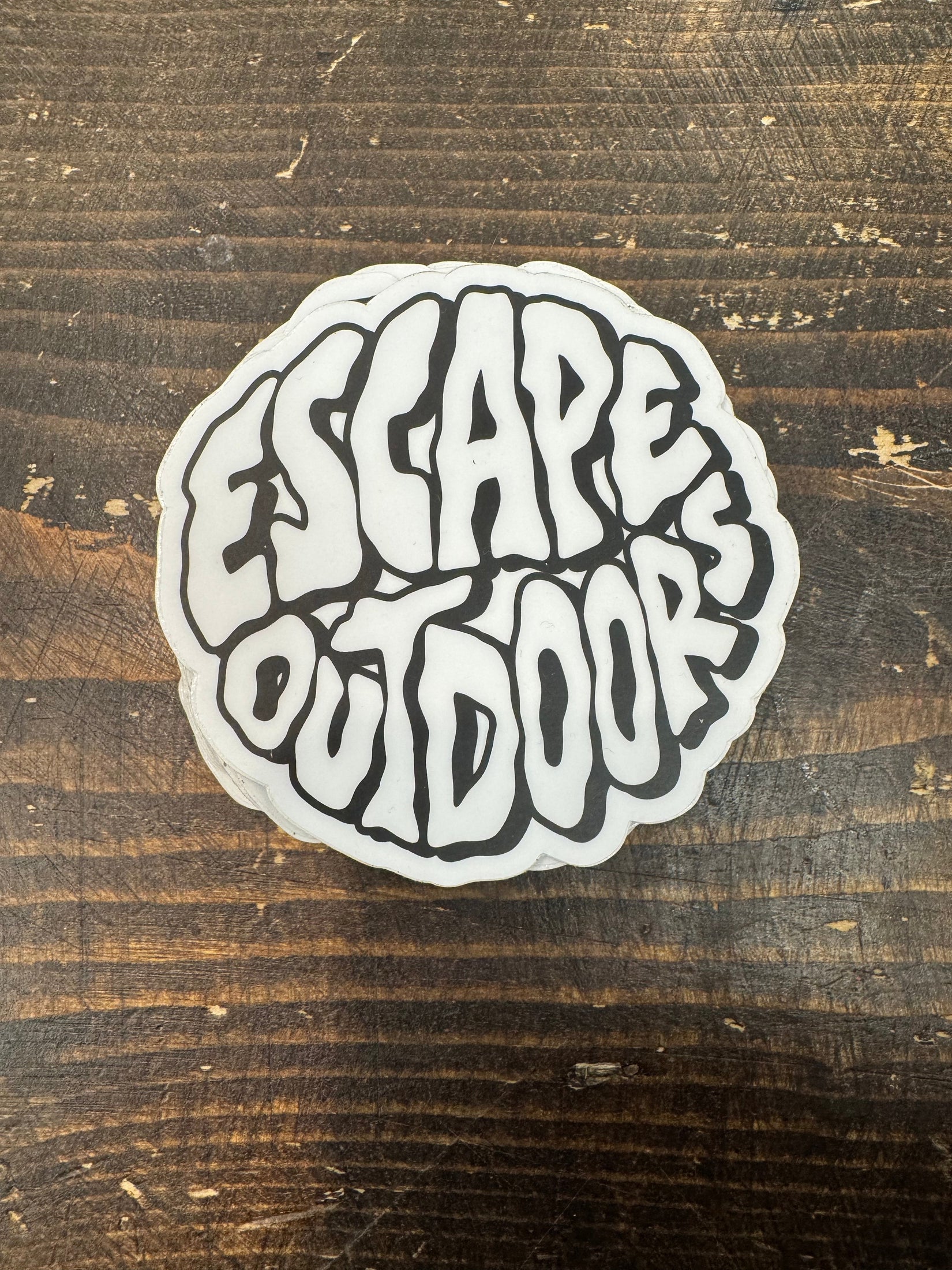 Escape Outdoors Graffiti Letter Sticker shop-escape-outdoors