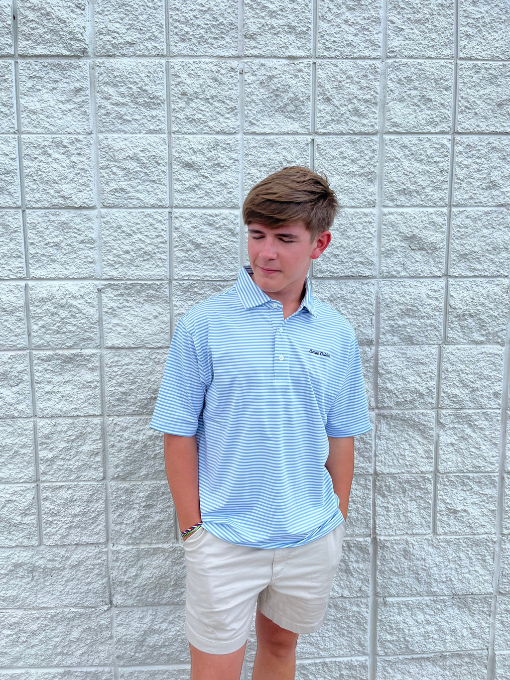 Escape Outdoors Mulligan Stripe Performance Polo shop-escape-outdoors