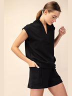Modal V-neck Sleeveless Top shop-escape-outdoors