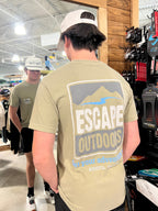 White & Grey Logo SS Escape Tee shop-escape-outdoors